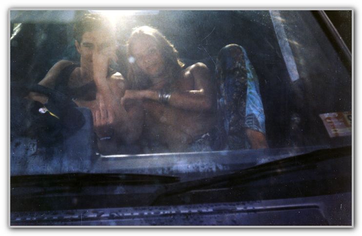 CJ & Sean at Byron Bay New Years 1992